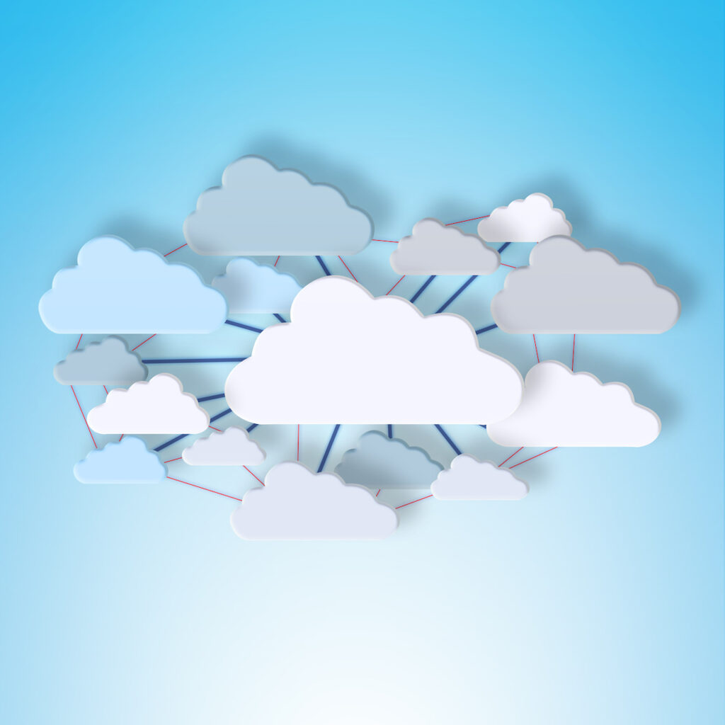 Clouds connecting to the middle cloud: A conceptual representation of cloud computing data security