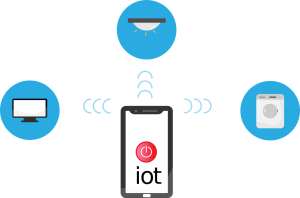 Free internet of things iot network vector