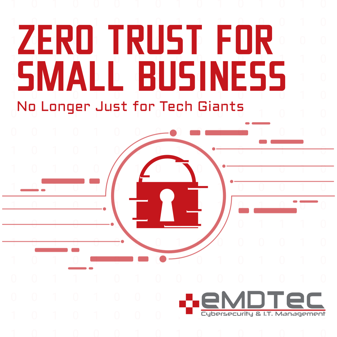 Zero-Trust for Small Business: No Longer Just for Tech Giants 2 Zero-trust security model protecting a small business network