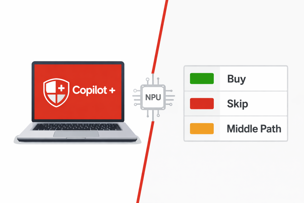 Microsoft Copilot+ PC explained for small business — NPU requirements, features, and a buy vs. skip decision framework