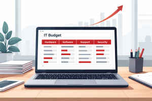 IT budget planning for small business — a framework covering hardware, software, support, and security costs