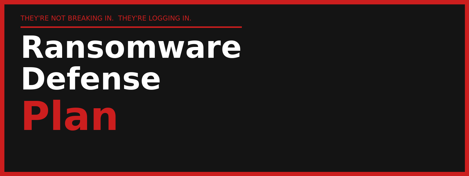 What to Do in Case of a Cyberattack (Step by Step) 4 What to do after a cyberattack with ransomware: business ransomware recovery starts with clean backups, not payment