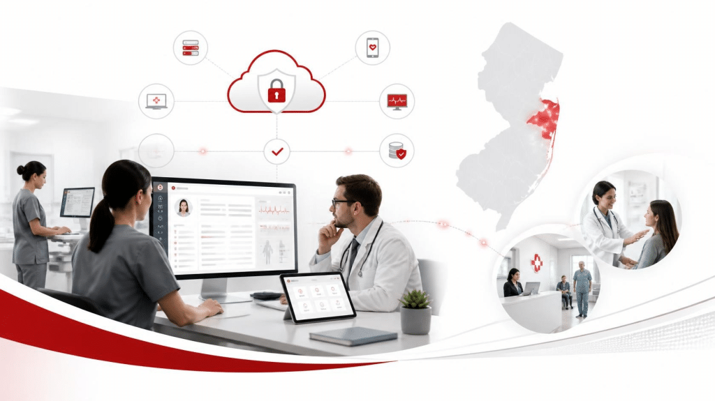 Healthcare IT Services 15 Medical IT services NJ healthcare providers use for secure, HIPAA-compliant cloud technology and EHR support