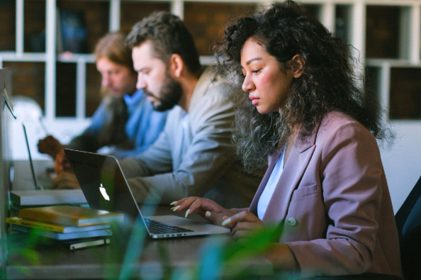 Why Employees Shouldn't Have Admin Rights on Their Work Computers 1 people working on computer